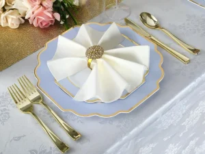 recycled napkins for weddings and parties